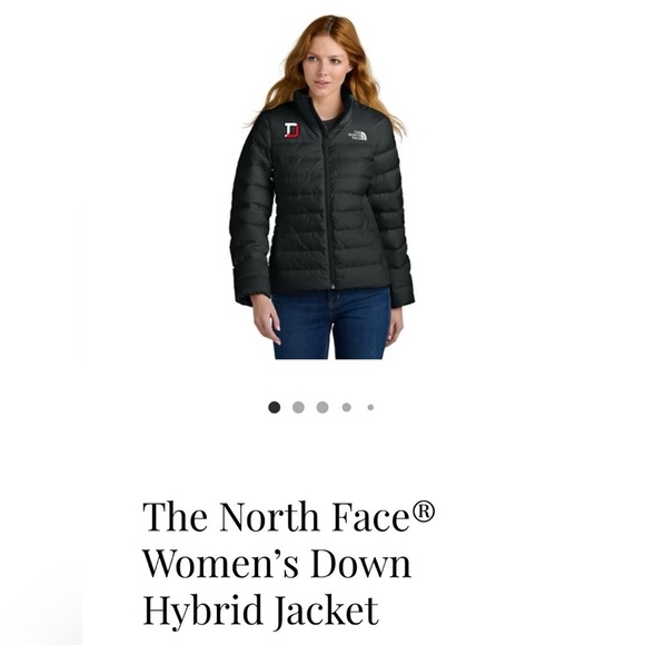 The North Face Women's Black Goose Down Hybrid Jacket Size M - Picture 4 of 6